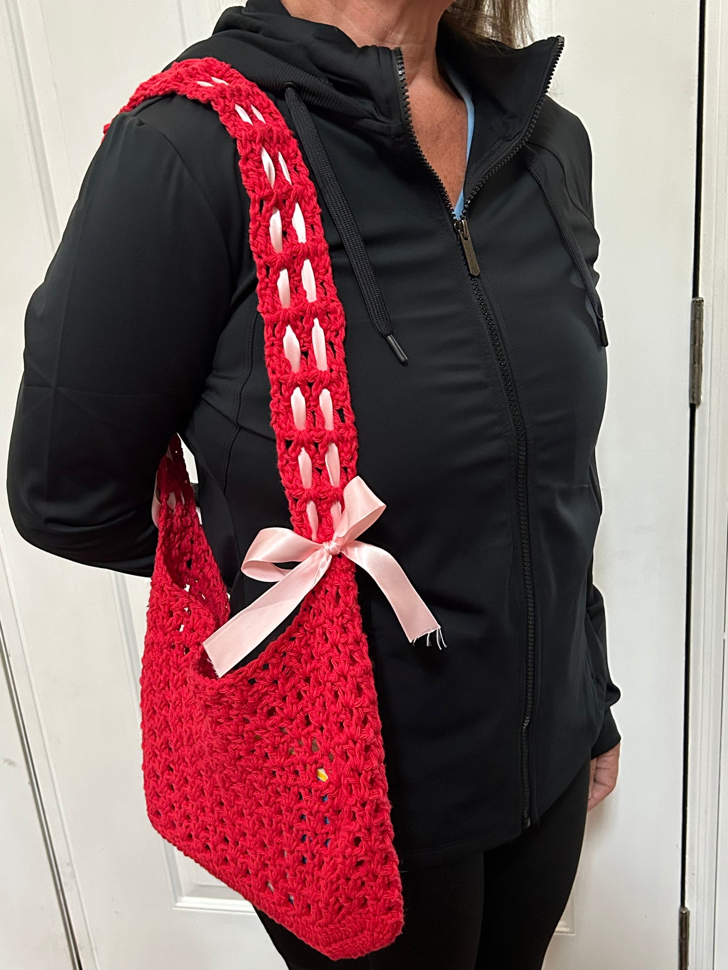 Crochet Purse with Ribbon